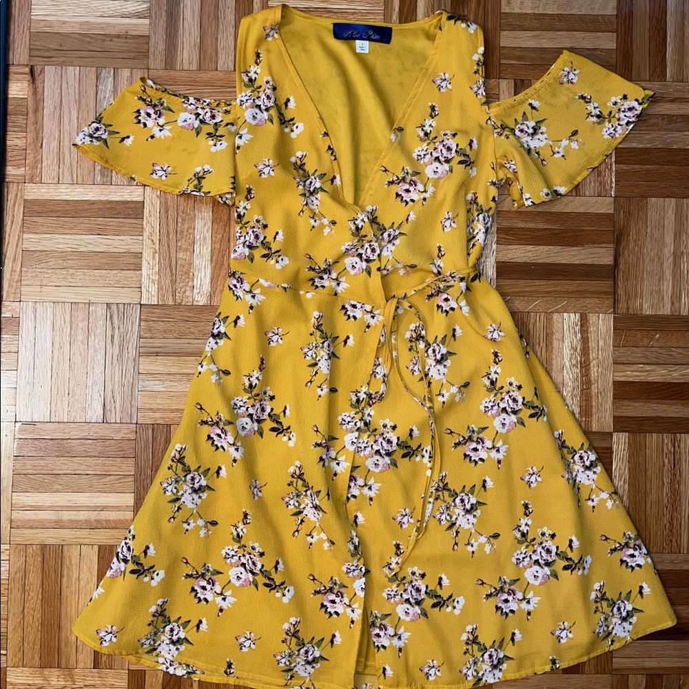 Floral Wrap Dress